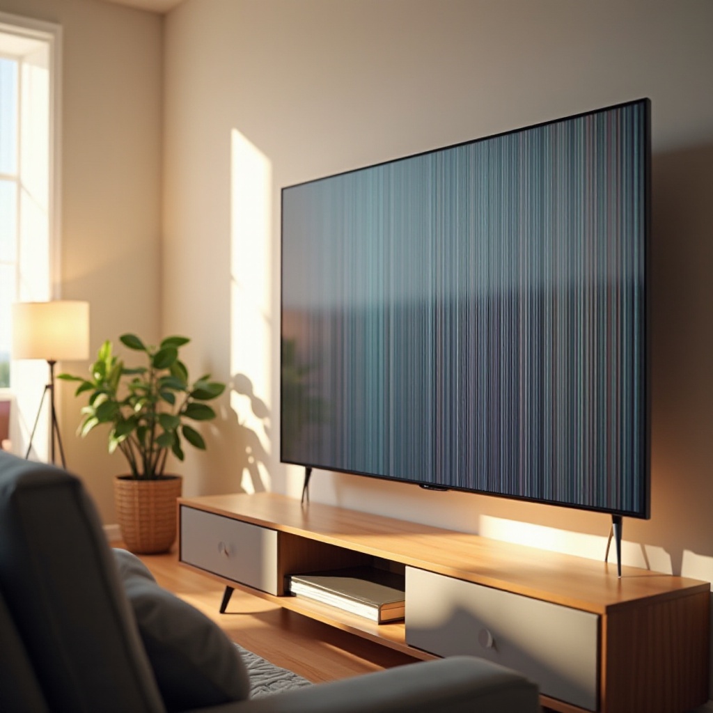 vertical lines on tcl tv screen