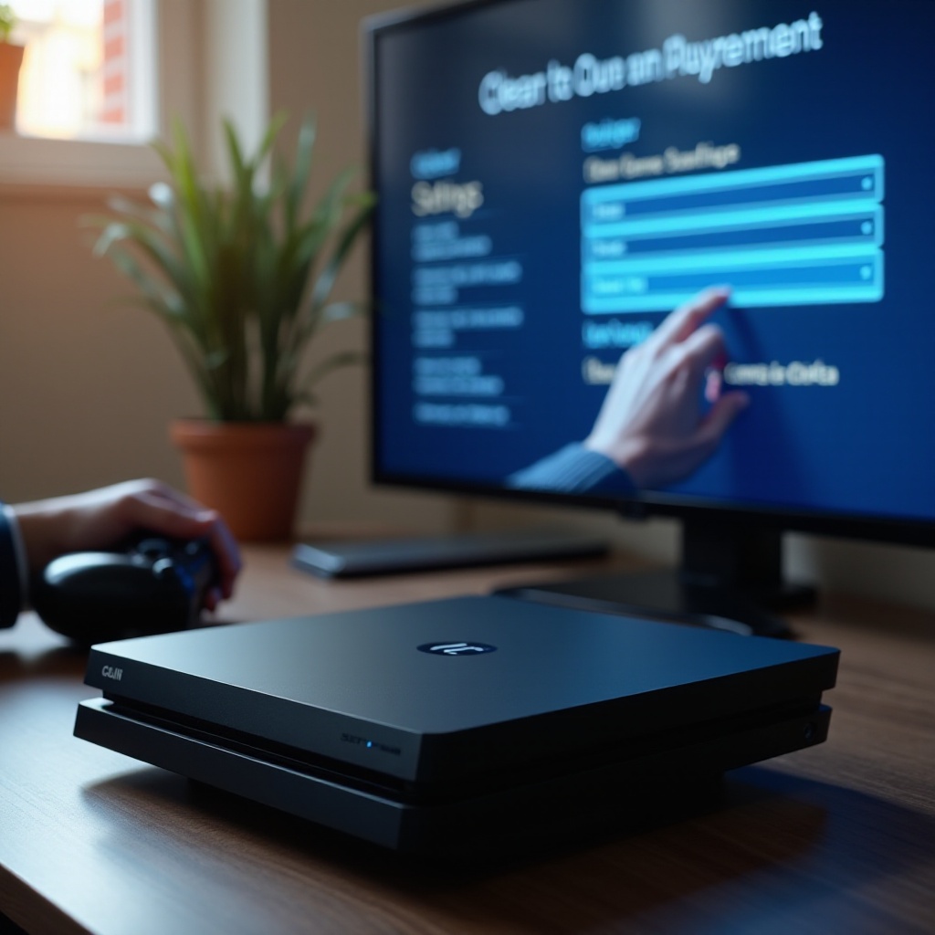 how to clear ps4 before selling