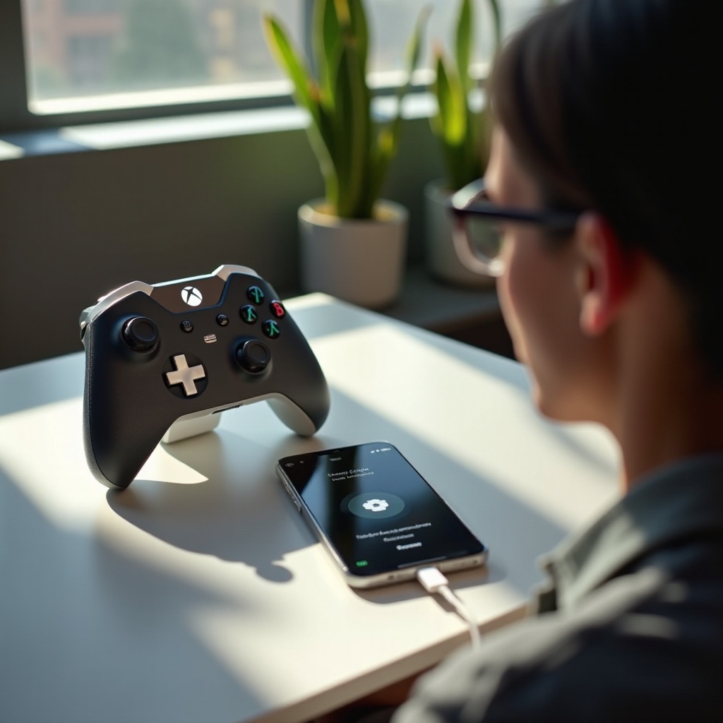 how to connect xbox 360 controller to phone