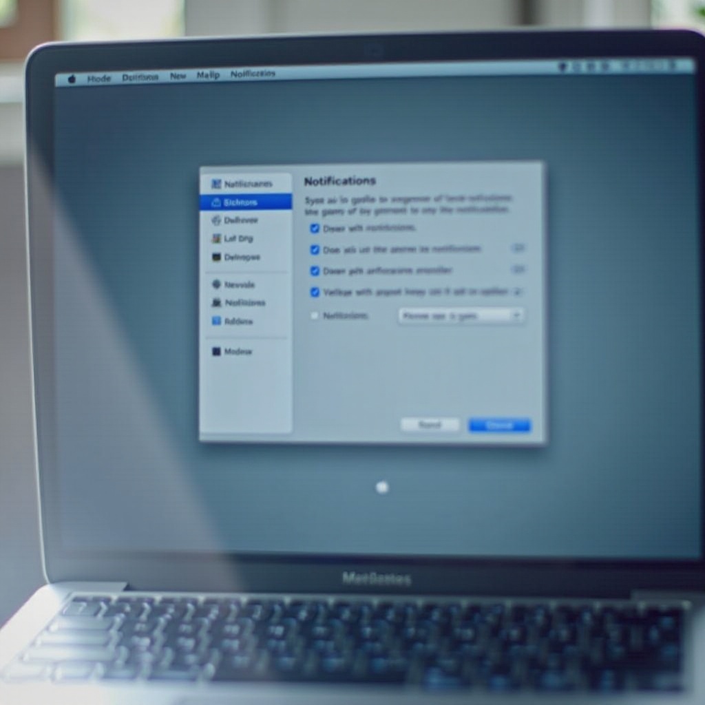 how to turn off notifications on macbook air