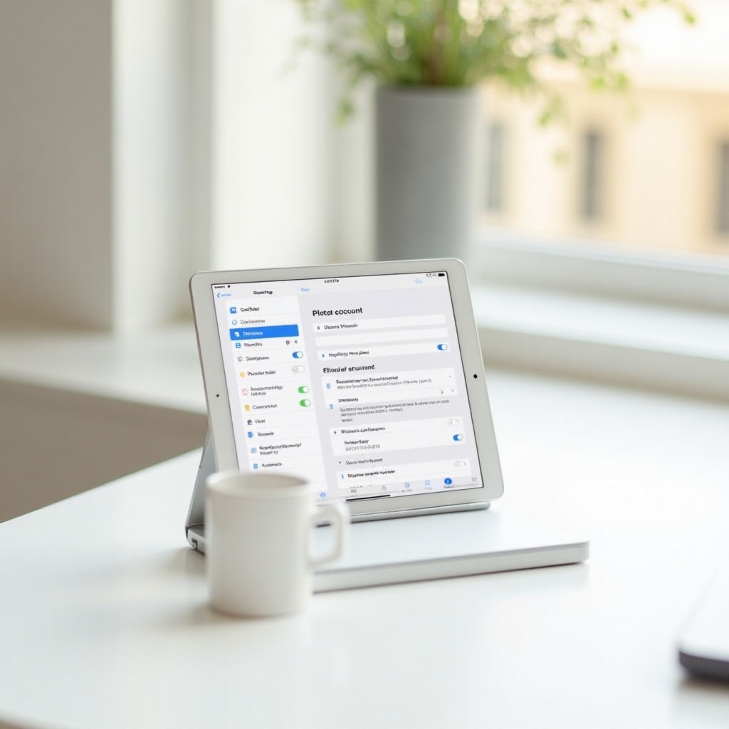 how do i change icloud account on ipad