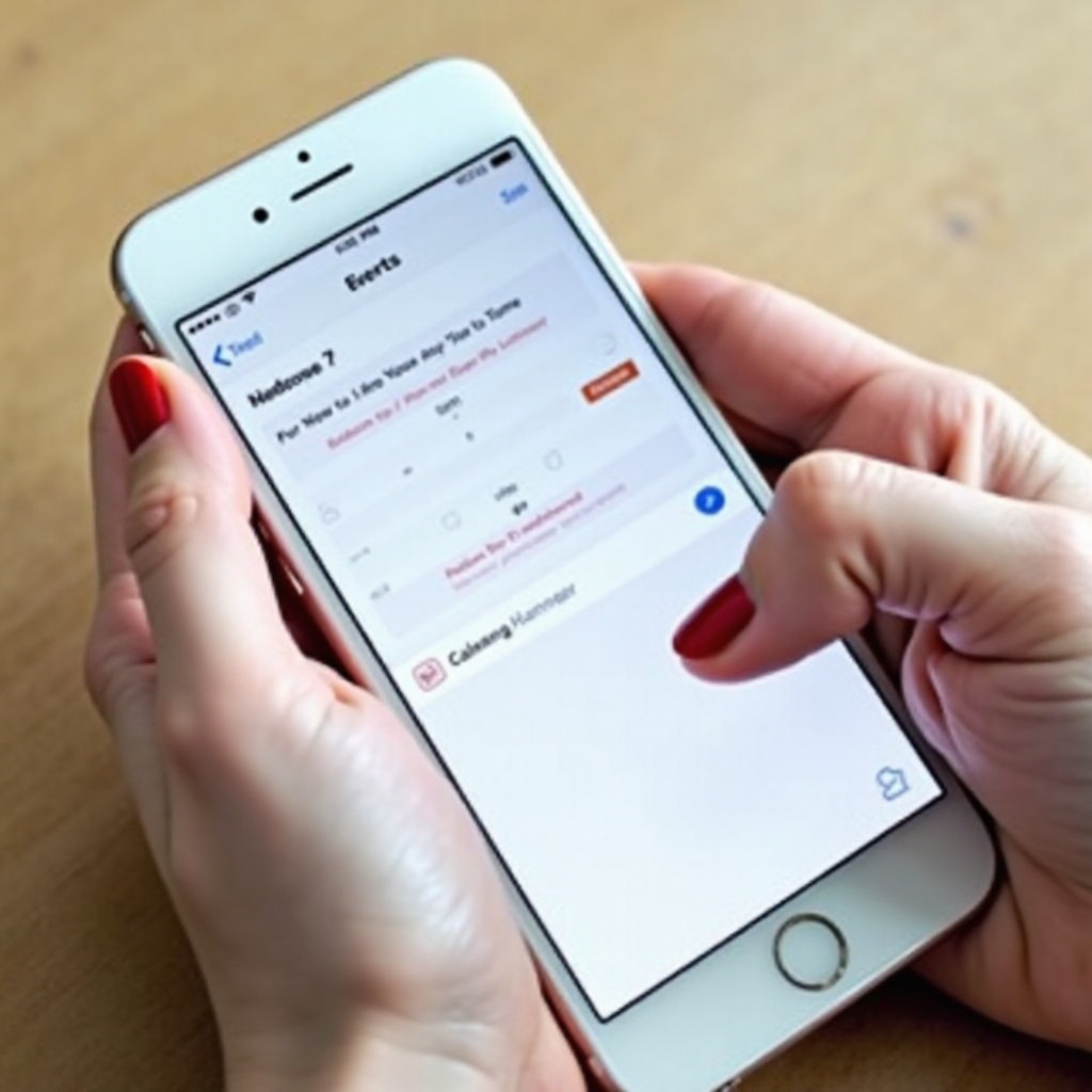 iphone share calendar event via text