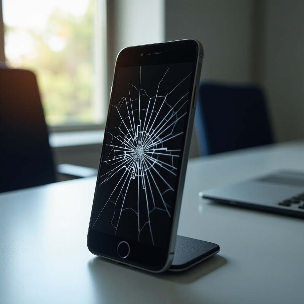 lines on an iphone screen