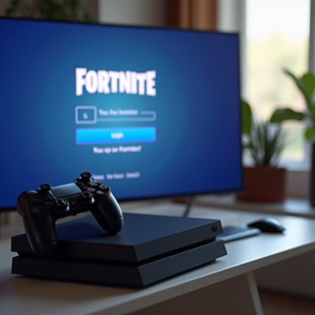 how to log into a different account on fortnite ps4